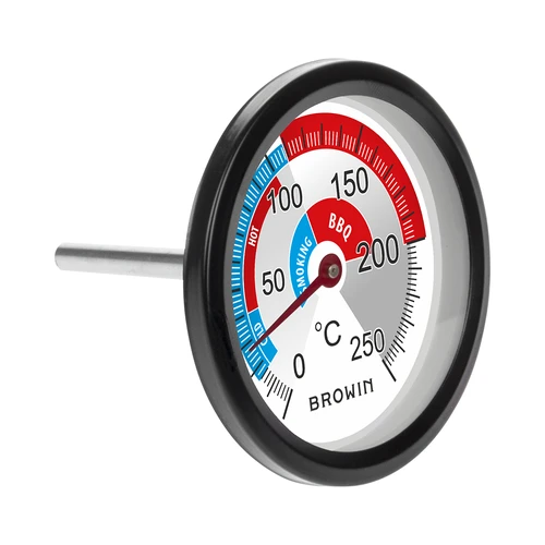 Savustamon ja BBQ:n lämpömittari (0°C - +250°C) 5,7cm