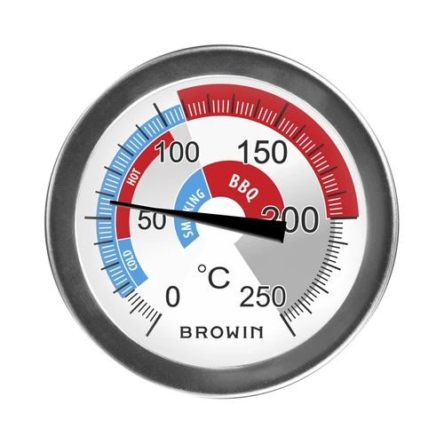 Savustamon ja BBQ:n lämpömittari (0°C - +250°C) 5,7cm - 2