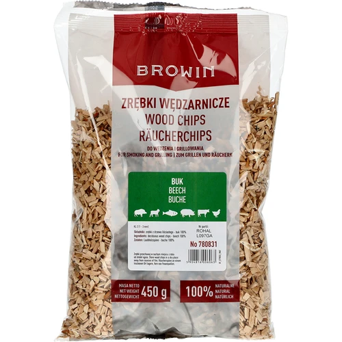 Savustus-/grillauslastut, pyökki, 450 g, luokka 2