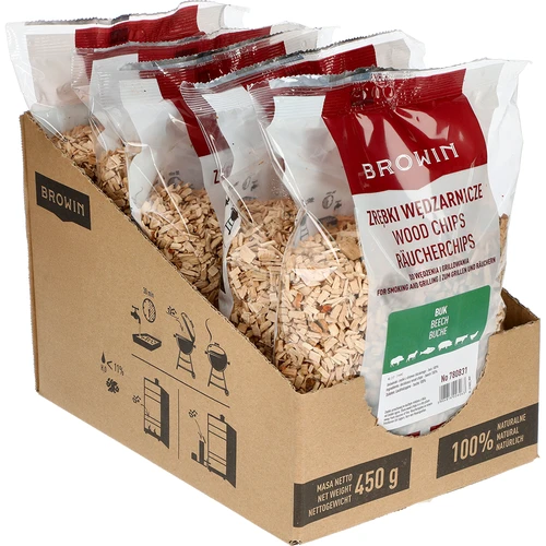 Savustus-/grillauslastut, pyökki, 450 g, luokka 2 - 2