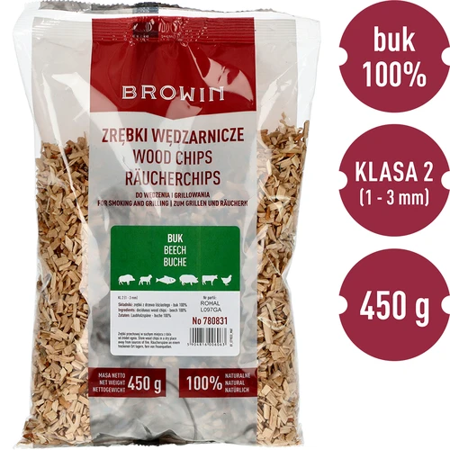 Savustus-/grillauslastut, pyökki, 450 g, luokka 2 - 3