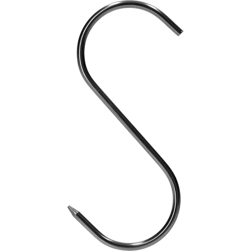 Savustuskoukut – S-malli, teroitetut, 3 mm x 100 mm, 5 kpl - 4