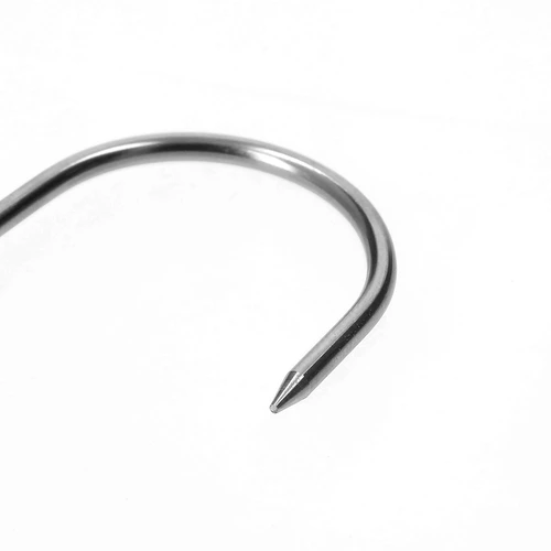 Savustuskoukut – S-malli, teroitetut, 3 mm x 100 mm, 5 kpl - 5