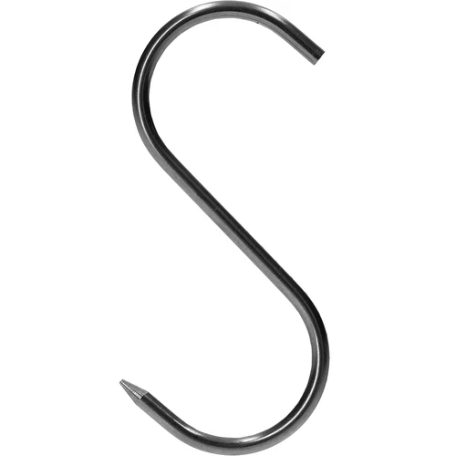 Savustuskoukut – S-malliset, teroitetut, 4 mm x 100 mm, 5 kpl - 3