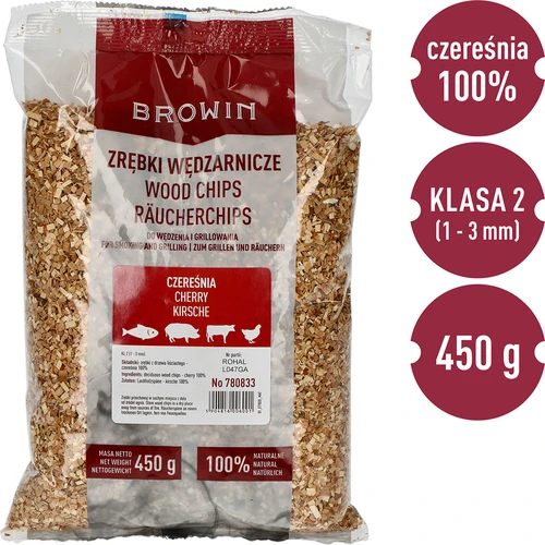 Savustuslastut (100 % kirsikkapuuta) lk 2 - 450 g x5 - 3