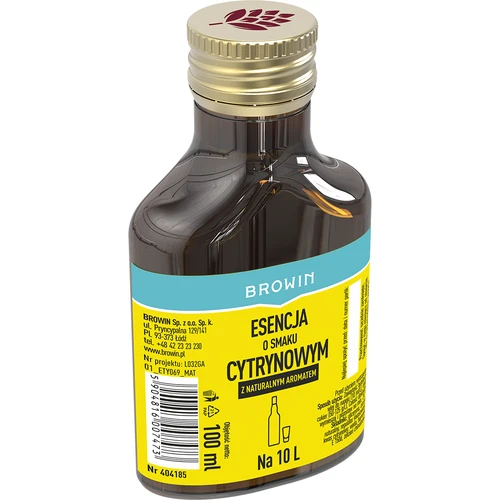 Sitruunanmakuinen essenssi luonnollisella aromilla 10 L:lle - 100 ml - 2