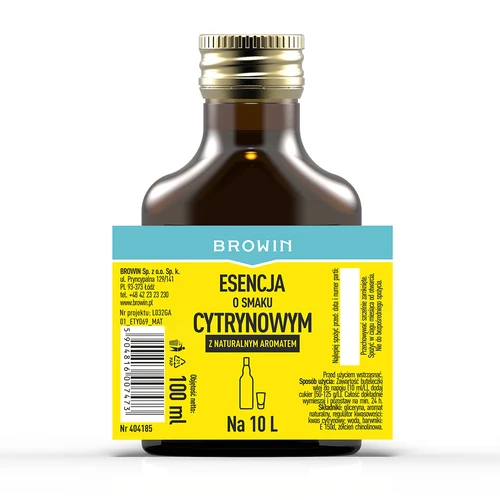 Sitruunanmakuinen essenssi luonnollisella aromilla 10 L:lle - 100 ml - 4