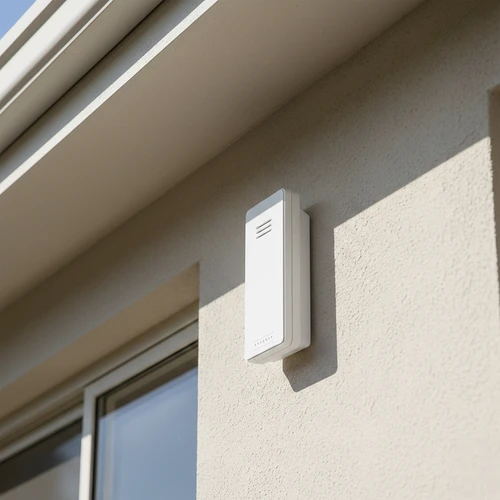 Soens-merkkinen elektroninen lämpömittari – ulkoanturilla, pyöreä, valkoinen - 9