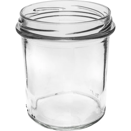 Suora purkki 350 ml mustalla kannella fi82 - 6 kpl - 4