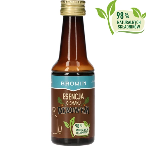 Tammimakuinen alkoholiessenssi luonnollisella aromilla ja uutteella – 40 ml, 4 litralle