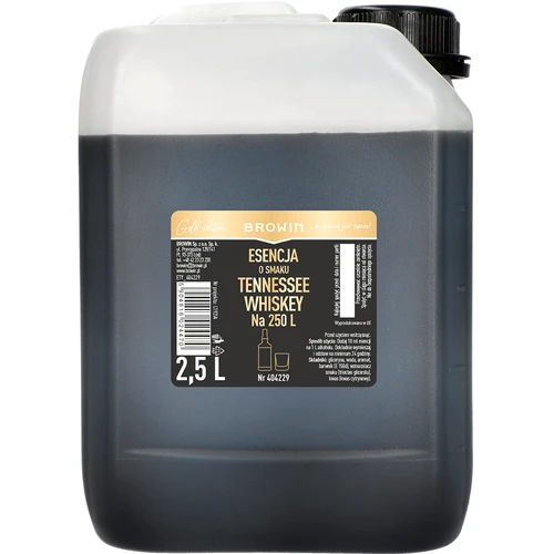 Tennessee Whiskey -makuesanssi 2,5 L, riittää 250 litraan valmista juomaa