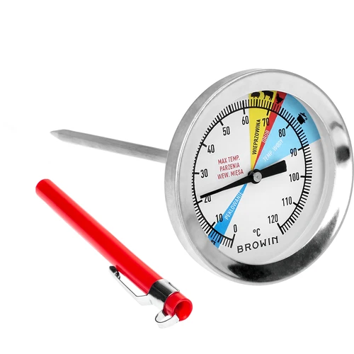 Termometri kinkkupuristimelle 0,8 kg (0°C - +120°C) 9,0 cm