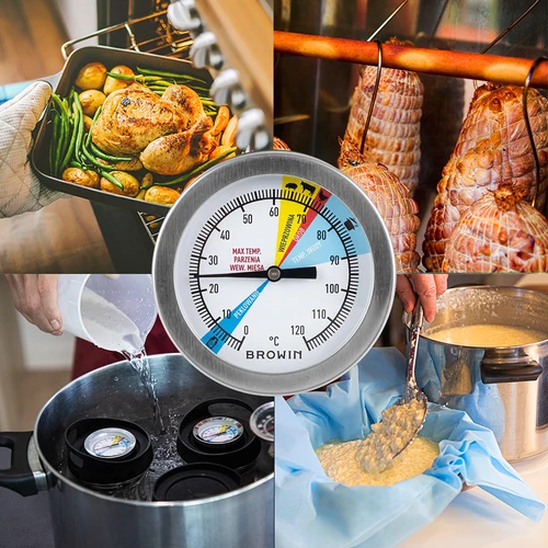 Termometri kinkkupuristimelle 0,8 kg (0°C - +120°C) 9,0 cm - 6