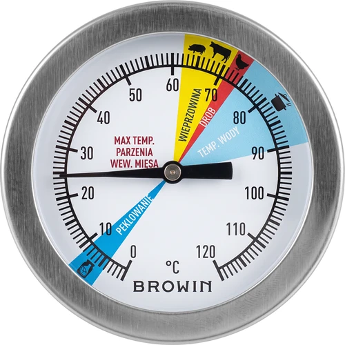 Termometri kinkkupuristimelle 0,8 kg (0°C - +120°C) 9,0 cm - 2
