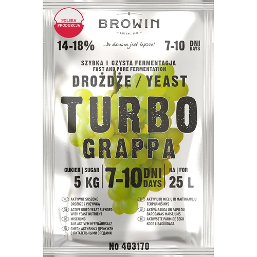 Tislaushiiva Turbo Grappa 7-10 päivää
