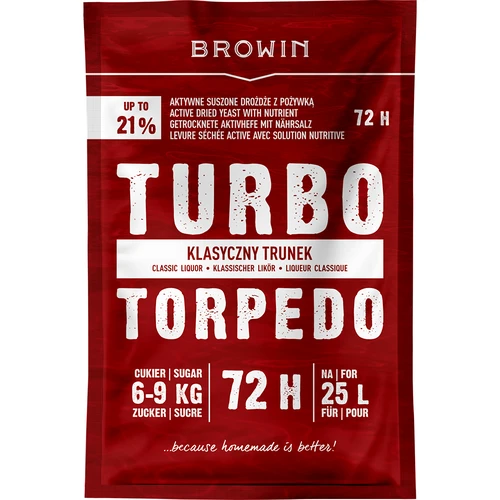 Tislaushiiva Turbo Torpedo 72h 21% - 120 g