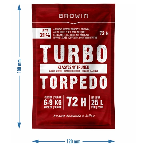 Tislaushiiva Turbo Torpedo 72h 21% - 120 g - 5