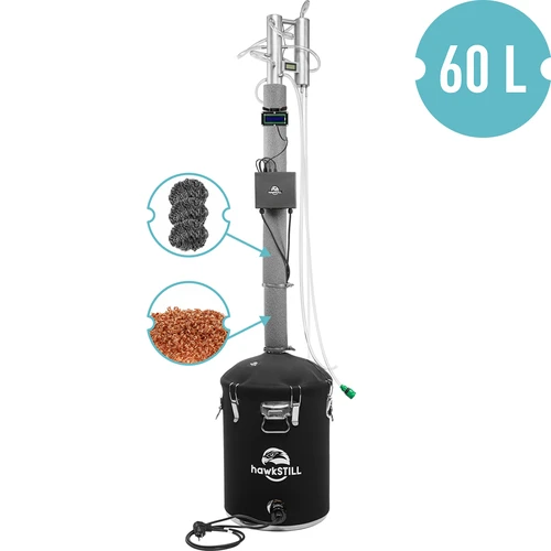 Tislaussetti hawkSTILL "Kylmäsormet" 60 L + Wi‑Fi IQ -järjestelmä LCD-näytöllä - 2