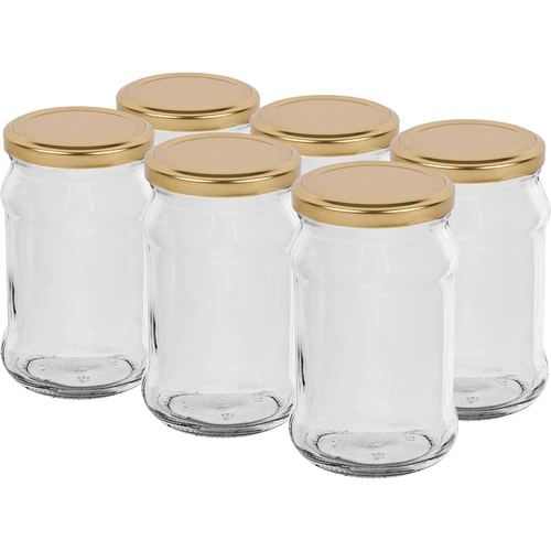 TO 300 ml purkki kultaisella kannella fi 66 - 6 kpl
