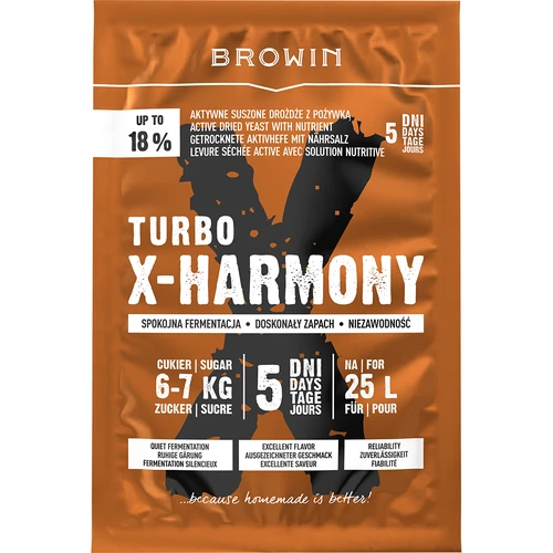 Turbo X-Harmony 18% hiiva, 25 L, 138 g