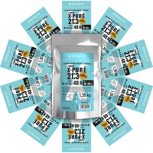 Turbo X-Pure 21,3% hiiva, 10 x 25 L, 1,35 kg - 4