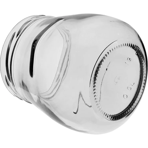 Twist-off-purkki 500 ml "Käänteinen Amfora" värillisellä kannella fi 82/6, 6 kpl - 8