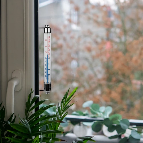 Ulkotermometri metallikehyksellä (-50°C - +50°C) 20cm - 6