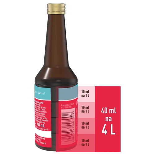 Vadelmanmakuinen esanssi luonnollisella aromilla 4 litrille – 40 ml - 5