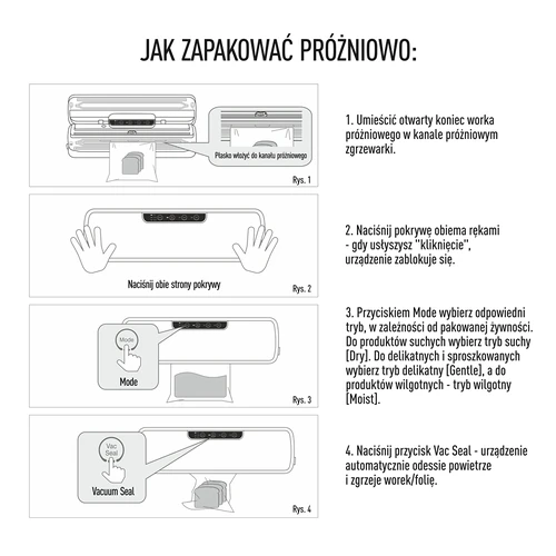 Vakuumikone - monitoiminen, musta - 9