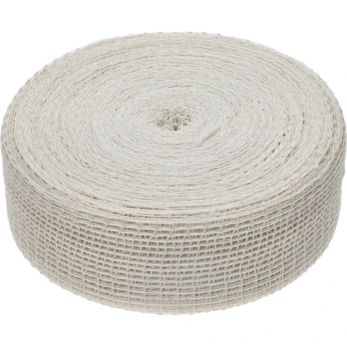 Valkoinen lihaverkko, mitat 12,5 cm x 50 m, lämmönkestävyys jopa 220°C