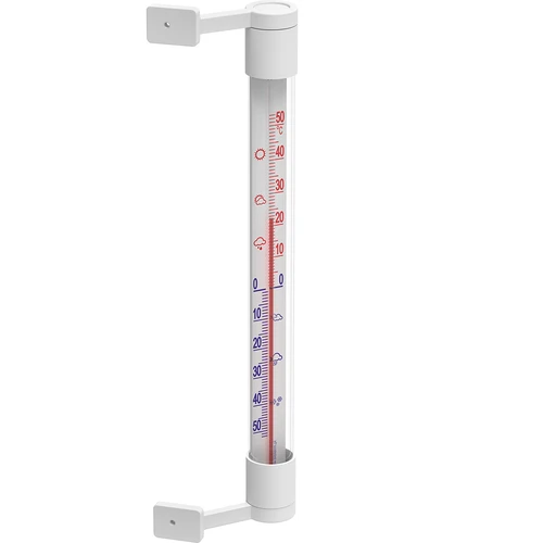 Valkoinen ulkolämpömittari (-50°C - +50°C) 22cm - 2