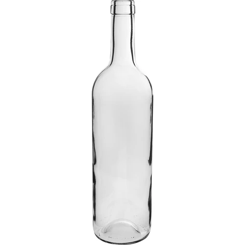 Valkoinen viinipullo 0,75 L - pakkaus 8 kpl - 2