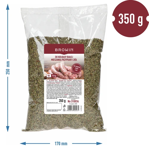 Valkomakkaralle - mauste- ja yrttisekoitus, 350 g - 3