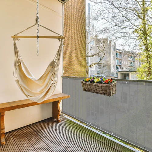Varjostusverkko (80%, 140 g/m2) 0,9x5 m, grafiitti - 9