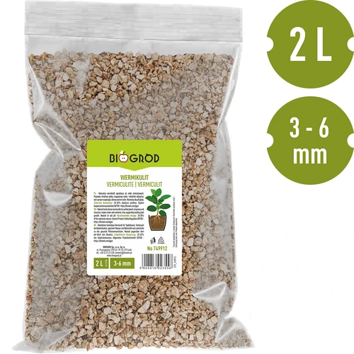 Vermikuliitti ruukkukasveille ja puutarhanhoitoon, 2 L - 3