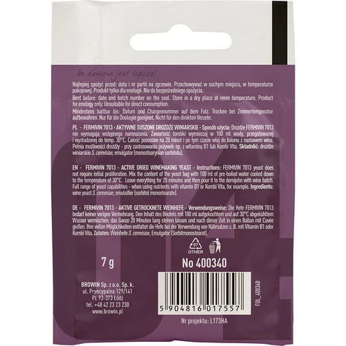 Viinihiiva Fermivin 7013, 7 g - 2