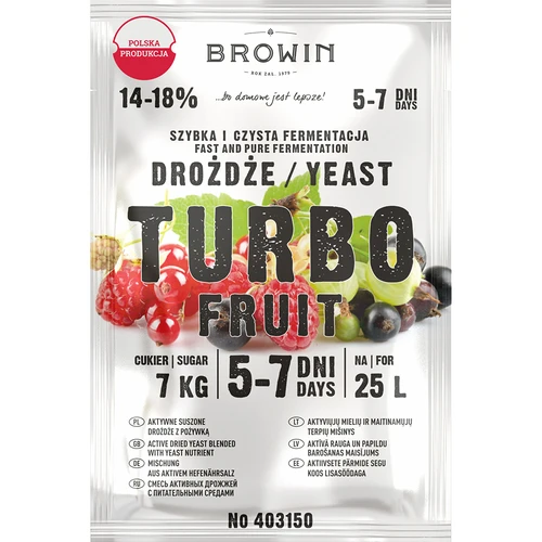 Viinihiiva Turbo Fruit 5-7 päivää