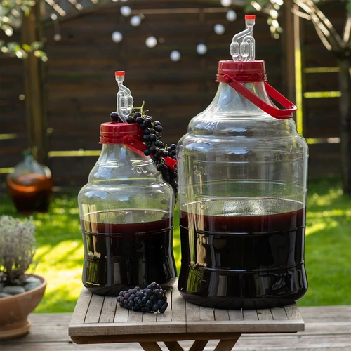 Viinipallo kevyt, särkymätön, kahvalla, 10 L - 12