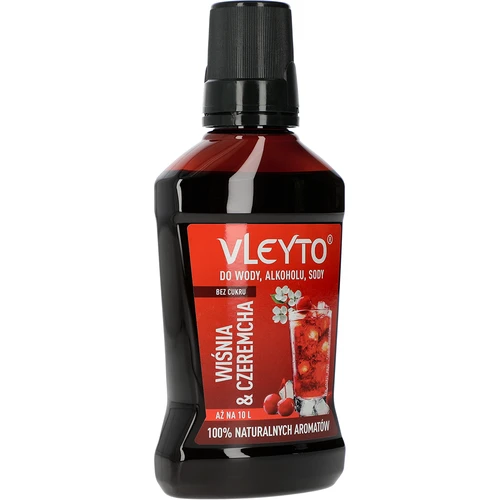 VLEYTO Kirsikka & Tuomipihlaja – makuessenssi luonnollisilla aromeilla, 250 ml - 3