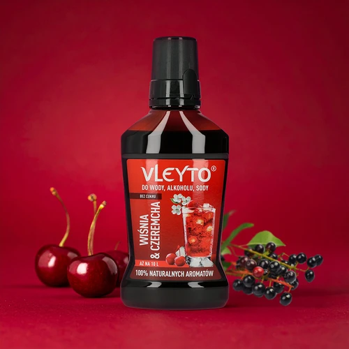 VLEYTO Kirsikka & Tuomipihlaja – makuessenssi luonnollisilla aromeilla, 250 ml - 4