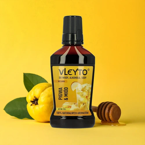 VLEYTO Kvitteni & Hunaja – makuessenssi luonnollisilla aromeilla, 250 ml - 4