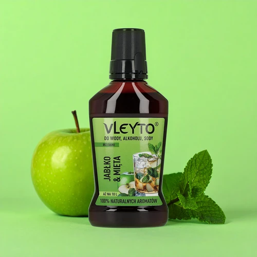 VLEYTO Minttu & Omena – makuessenssi luonnollisilla aromeilla, 250 ml - 4