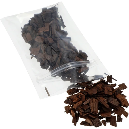 Voimakkaasti paahdetut tammihiutaleet alkoholien aromatisointiin (viski, bourbon, brandy, konjakki, olut), 50 g - 3