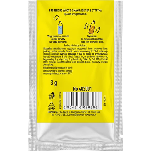 Vsypto Ice Tea Sitruuna - pakkaus 15x3g - 6