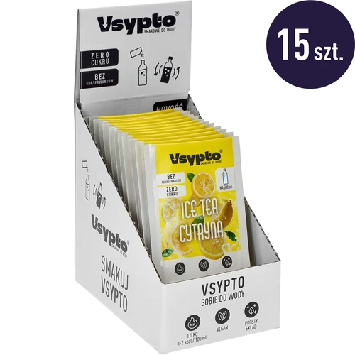 Vsypto Ice Tea Sitruuna - pakkaus 15x3g - 2