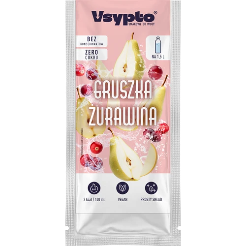 VSYPTO päärynä–karpalo, 9 g - 2