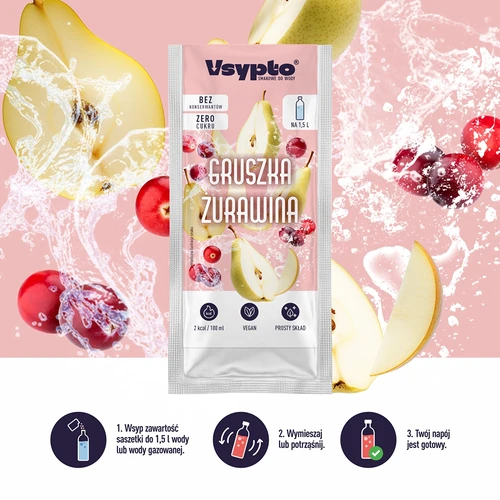 VSYPTO päärynä–karpalo, 9 g - 6