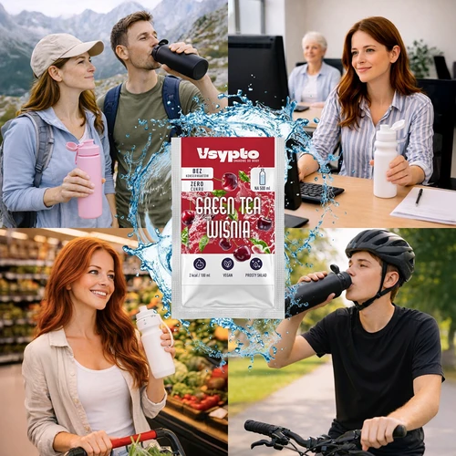 VSYPTO Vihreä tee & kirsikka, 3 g - 8