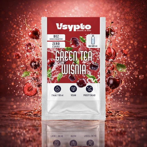 VSYPTO Vihreä tee & kirsikka, 3 g - 5