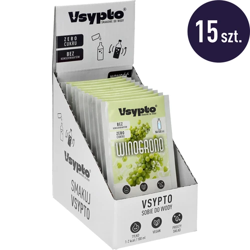 VSYPTO, viinirypäleen maku, 3 g - 9